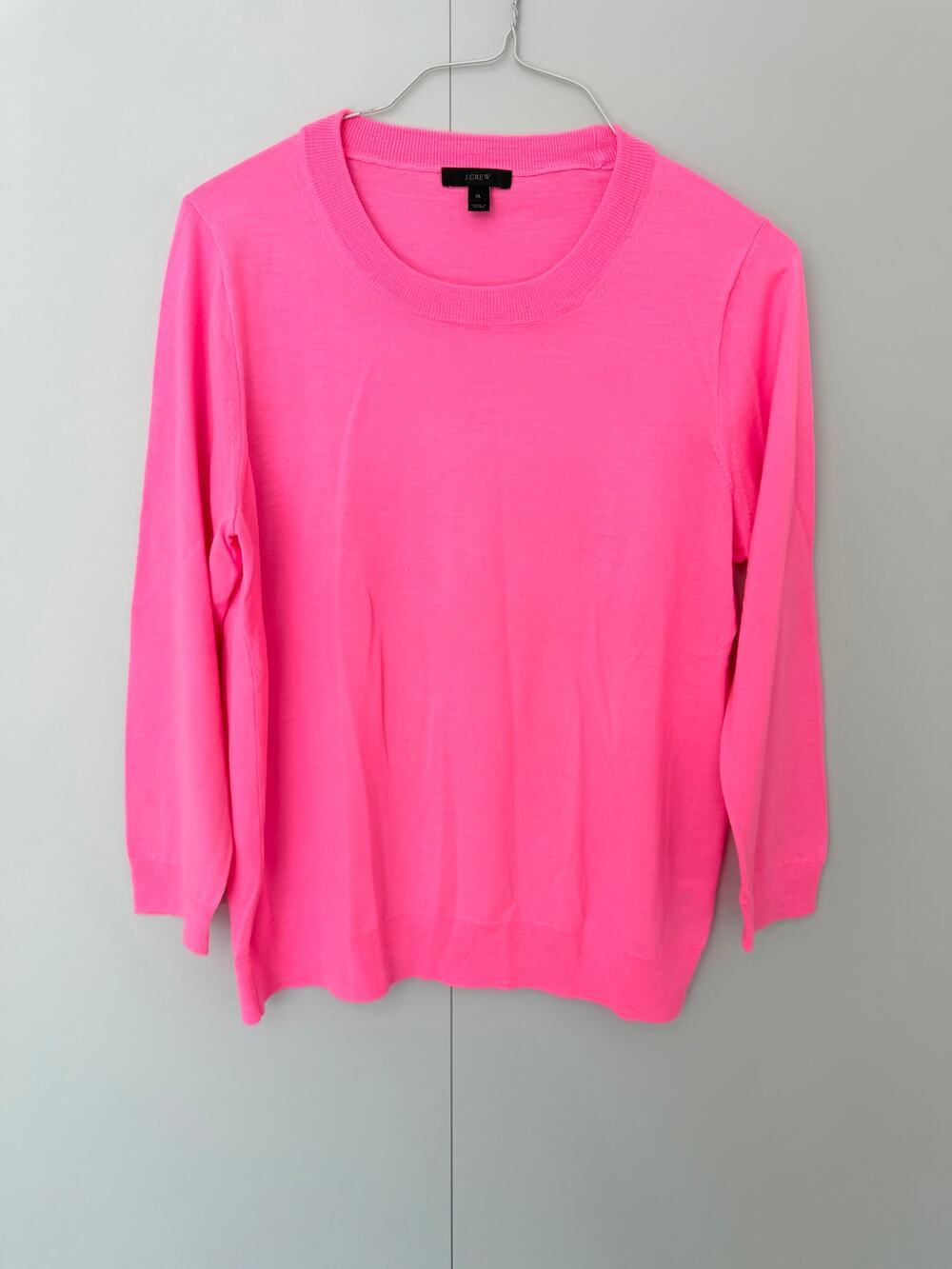 J.CREW Women's Tippi Sweater Bubblegum Pink Style E1277 FA16